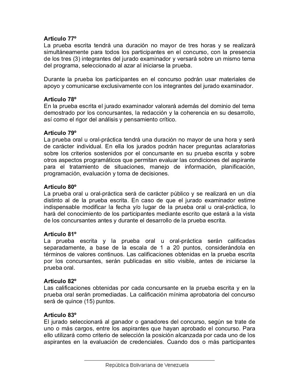 Reglamento del ejercicio de la profesion docente