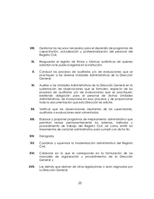 Reglamento del registro civil para el estado de guanajuato