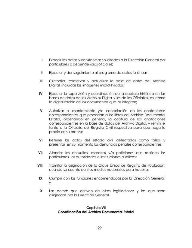 Reglamento del registro civil para el estado de guanajuato