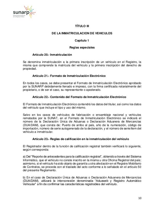 Inmatriculacion administrativa formato