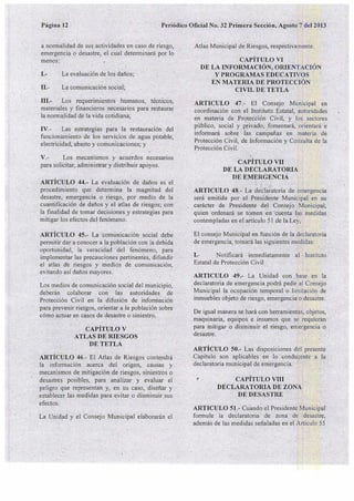 Reglamento de proteccion civil