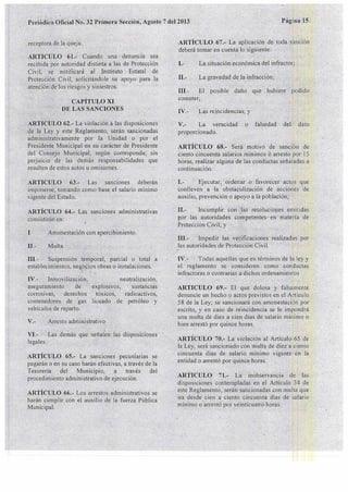 Reglamento de proteccion civil