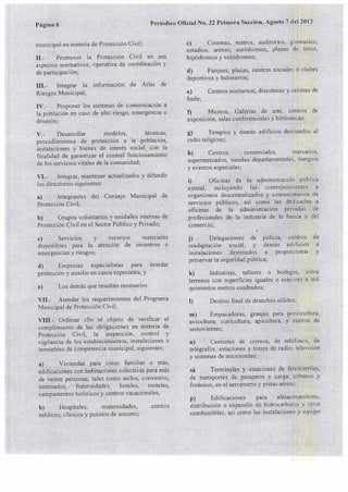 Reglamento de proteccion civil