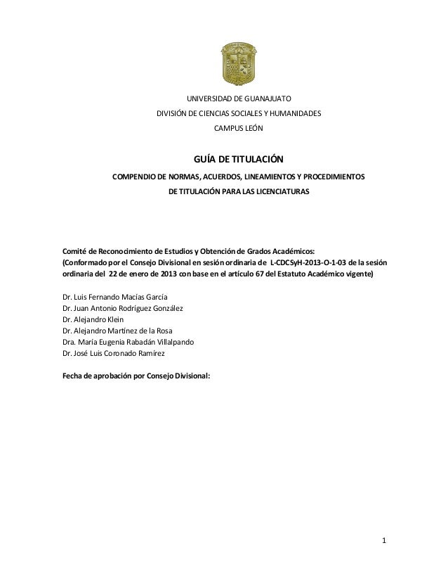 Reglamento de titulaciones versión sep 2013