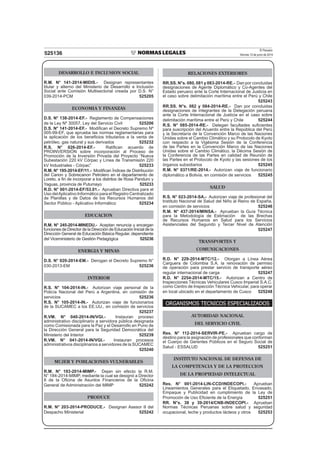 Reglamento general de la ley nº 30057, ley del servicio civil decreto ...