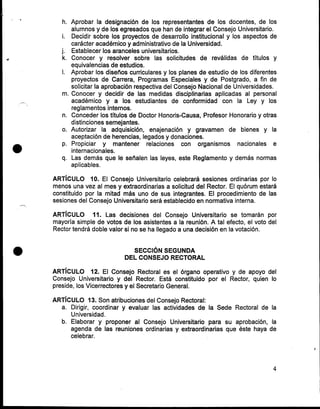 Reglamento general de la UNEFA