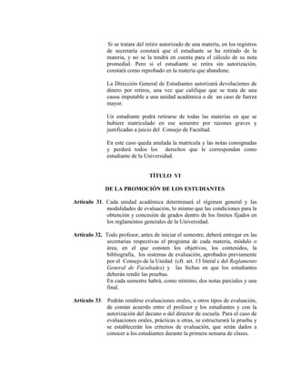 Reglamento General de Estudiantes - PUCE | PDF