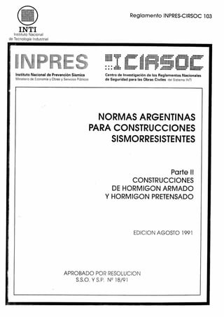 Reglamento inpres cirsoc_103_tomo_ii