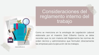 Reglamento interior de trabajo | PPTX