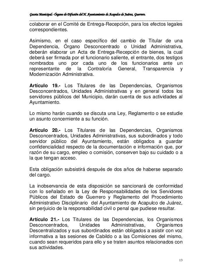 Reglamento interno Reglamento interno