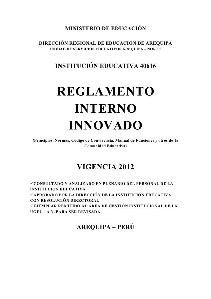 Reglamento interno actualizado 2012 2013 dela i.eyaya. 40616