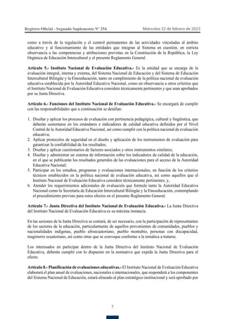 REGLAMENTO Ley Organica de Educación Intercultural | PDF