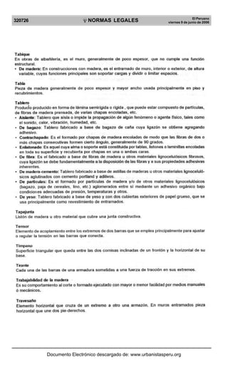 Reglamento nacional de edificaciones