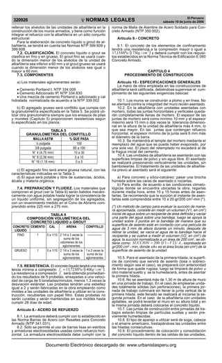 Reglamento nacional de edificaciones