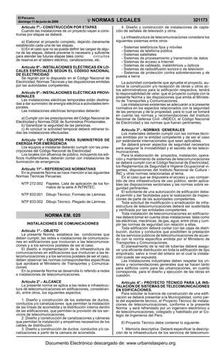 Reglamento nacional de edificaciones