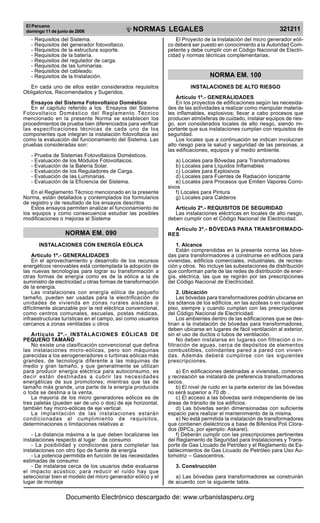 Reglamento nacional de edificaciones