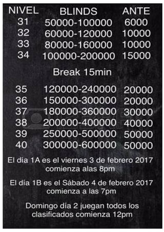 Reglamento oficial torneo