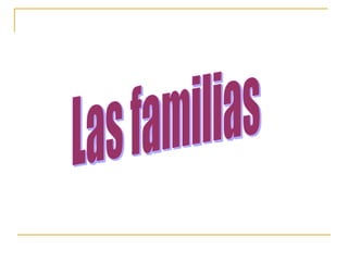Las familias 