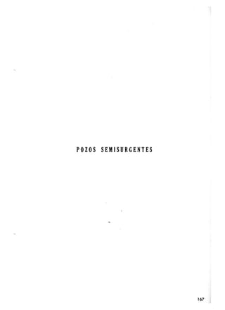 POZOS SEMISURGENTES
•
167
 