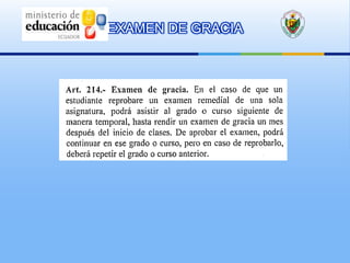 EXAMEN DE GRACIA
 