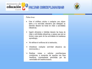 FALTAS DISCIPLINARIAS
 