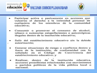 FALTAS DISCIPLINARIAS
 