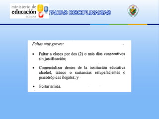 FALTAS DISCIPLINARIAS
 