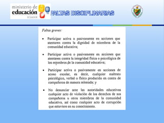FALTAS DISCIPLINARIAS
 