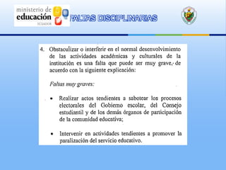 FALTAS DISCIPLINARIAS
 