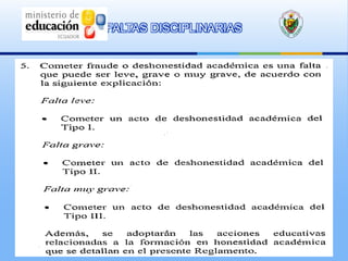 FALTAS DISCIPLINARIAS
 