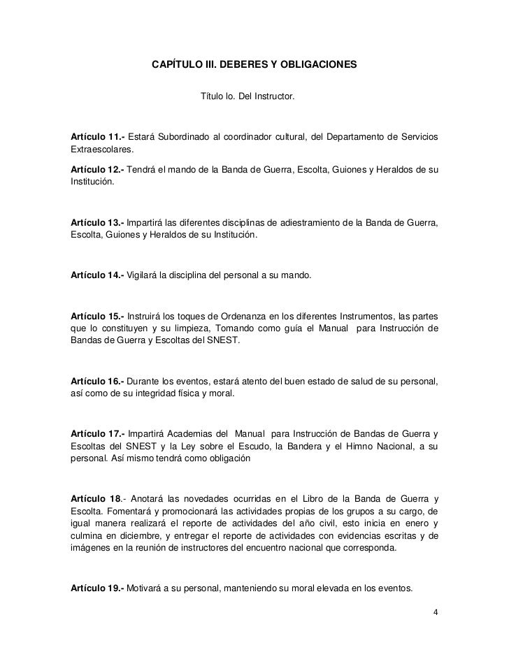 Reglamento para grupos civicos del snest