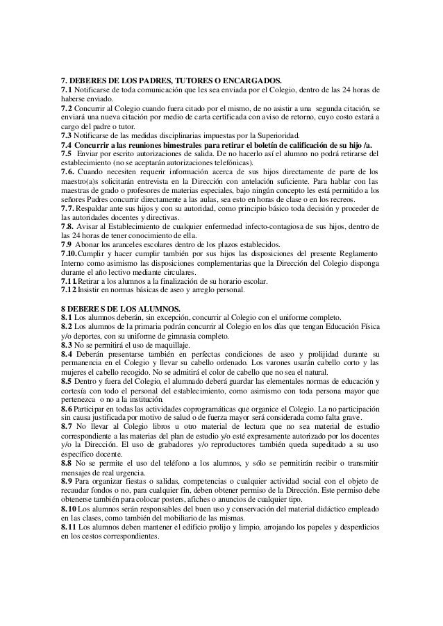 Reglamento primaria