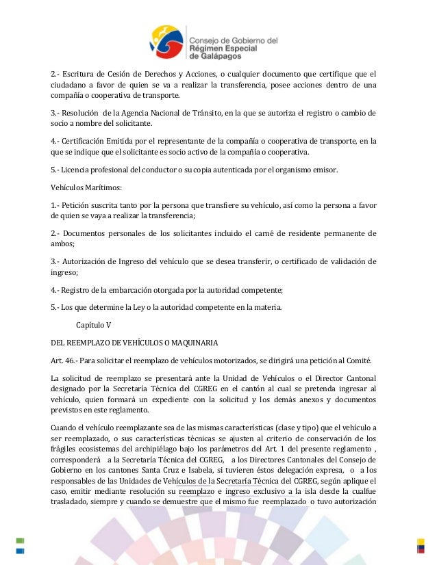 Carta De Cesion De Derechos De Placas De Taxi - Las Cartas 