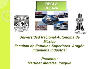 Universidad Nacional Autónoma de
México
Facultad de Estudios Superiores Aragón
Ingeniería Industrial
Presenta:
Martínez Morales Joaquín
 