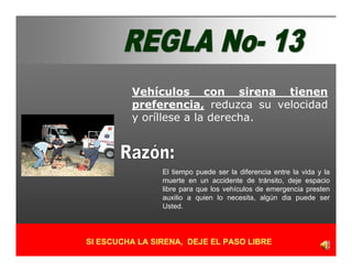 Reglas Basicas De Seguridad Para Automovilistas 2007