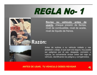 Reglas Basicas De Seguridad Para Automovilistas 2007