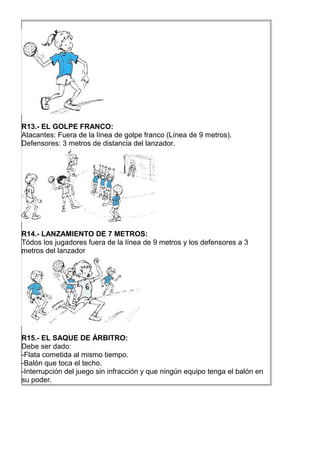 Balon R13 Reglas de balonmano iniciación | DOC