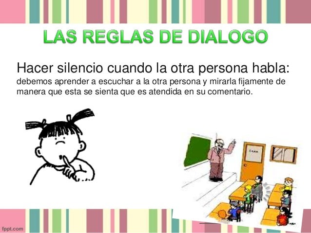 Reglas de dialogo