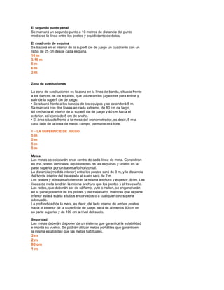 Reglas Del Futbolsal