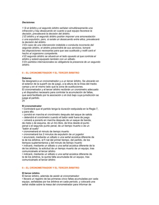 Reglas Del Futbolsal