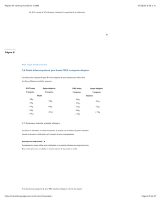 Wkf Ranking Reglas del ranking mundial de la wkf | PDF