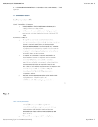 Reglas del ranking mundial de la wkf | PDF