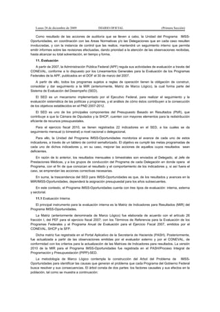 Reglas de operación 2009 (IMSS)