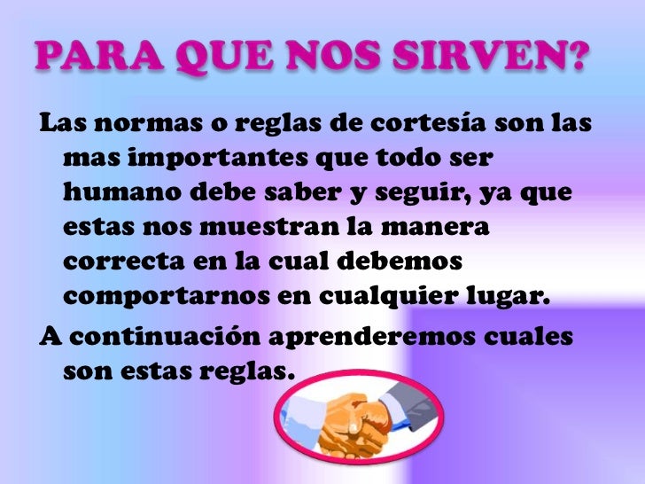 Reglas de urbanidad german