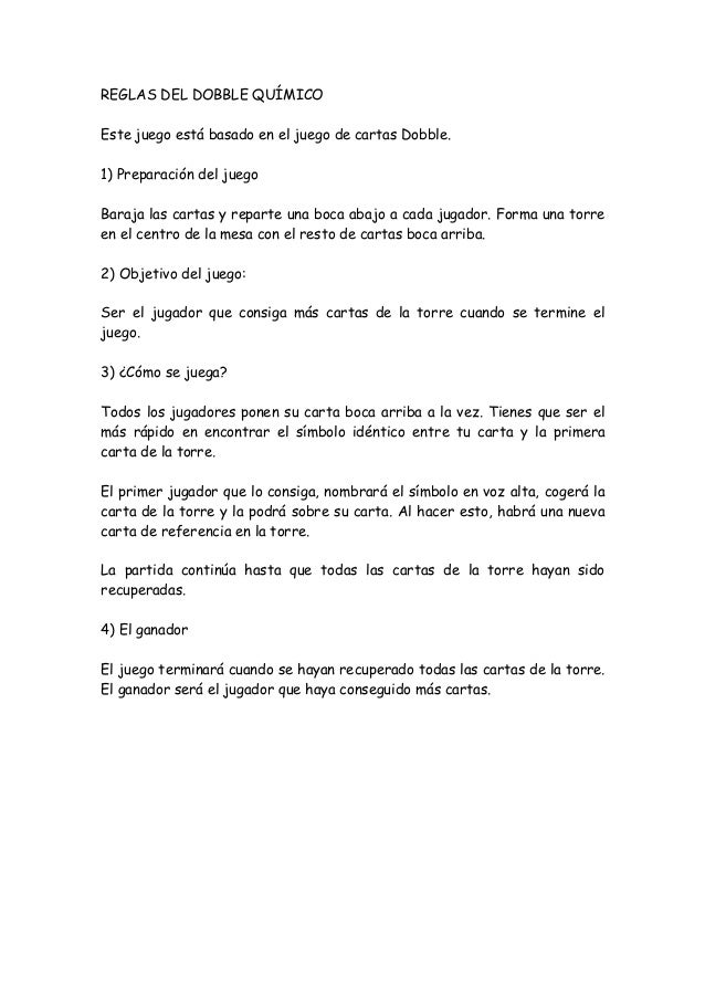 catalogar Estéril Sin alterar reglas del dobble Sonrisa Pisoteando