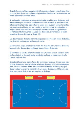 Reglamentos del futbol sala