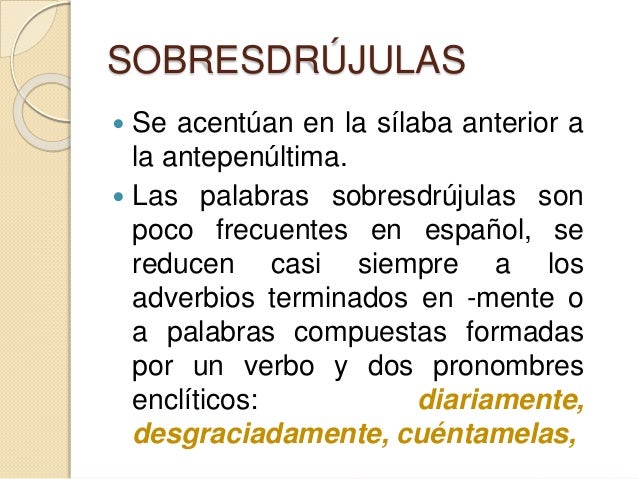 Reglas generales de la acentuación clase 11