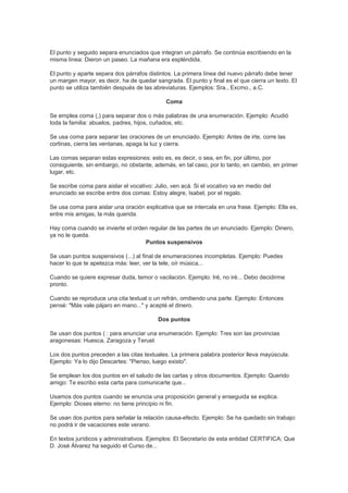 Reglas generales de la escritura PDF