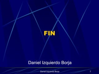 FIN Daniel Izquierdo Borja 