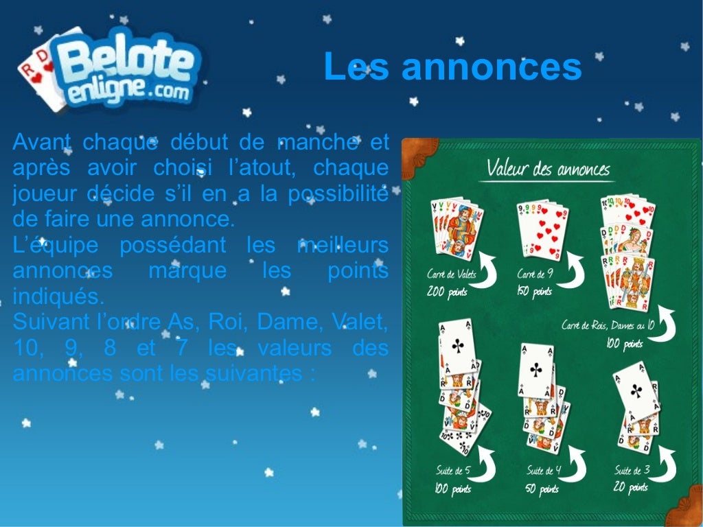 Regle Belote à 3 Sans 7 Et 8